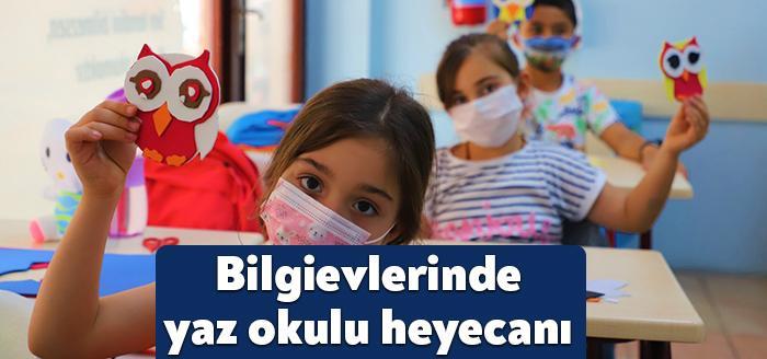 Kocaeli Büyükşehir Belediyesi Bilgievleri, yıl boyunca düzenlediği eğitim programlarına yaz