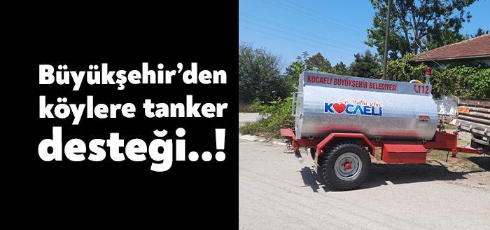 Büyükşehir Belediyesi, tarımsal sulama faaliyetlerinde ve olası yangınlara erken müdahalede