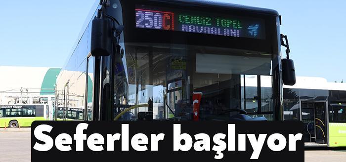 Kocaeli Büyükşehir Belediyesi UlaşımPark A.Ş Hat 250C ile vatandaşları Cengiz