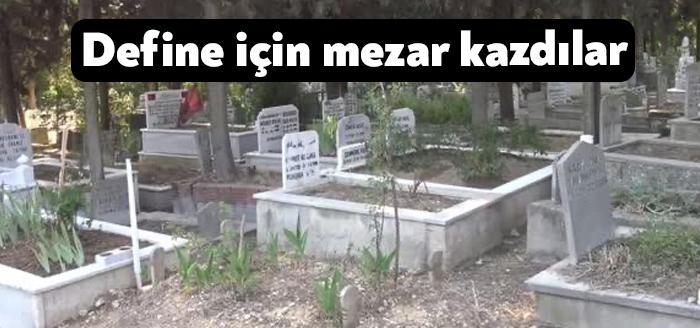 Darıca ilçesinde define bulmayı umut edenler 3 metre derinliğinde çukur