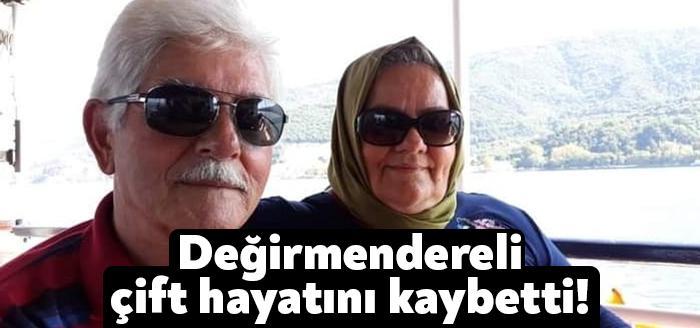Samsun'un Kavak ilçesinde otomobilin tarlaya devrilmesi sonucu Değirmendereli çift yaşamını