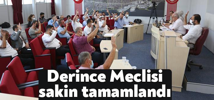 Derince Belediye Meclisi’nin ağustos ayı olağan toplantısında üç gündem maddesi