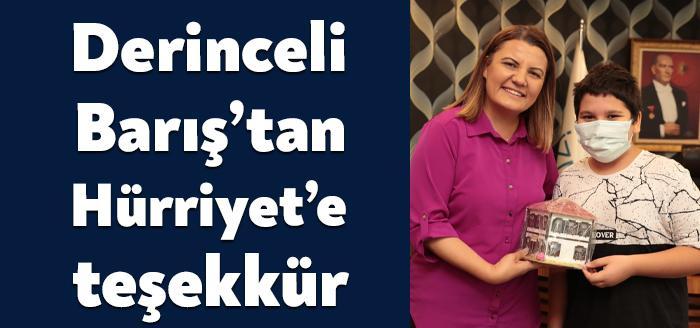 13 yaşındaki Derinceli Barış Altun, kendisine tedavi masraflarını karşılamak üzere