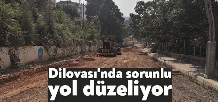 Dilovası Bağdat Caddesi’nde altyapı çalışmalarının tamamlandığı kısımda, üst yapı imalatlarına