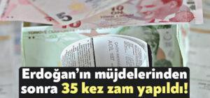 Erdoğan’ın ‘müjdeleri’ sonrası faturalara 35 kez zam yapıldı!
