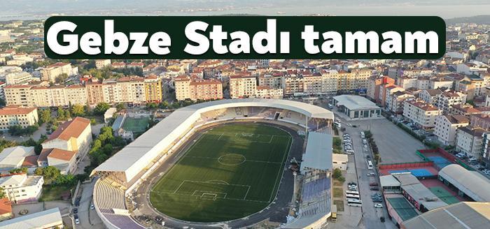 Gebze Alaettin Kurt Stadı’ndaki yenileme projesin kapsamında sentetik çim halı