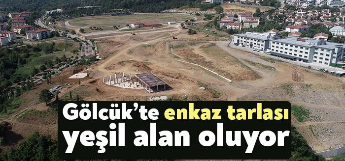 Gölcük Millet Bahçesi’nin yapımı devam ediyor.  Ağaç dikimi başladı: 1.500