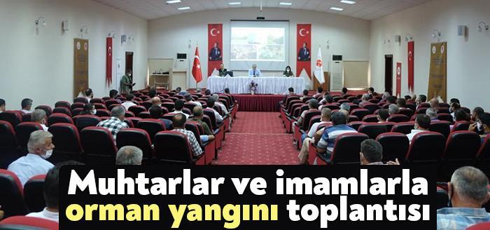 Kaymakam Şevket Cinbir tarafından yapılan toplantıya; İzmit Orman İşletme Müdürlüğü,