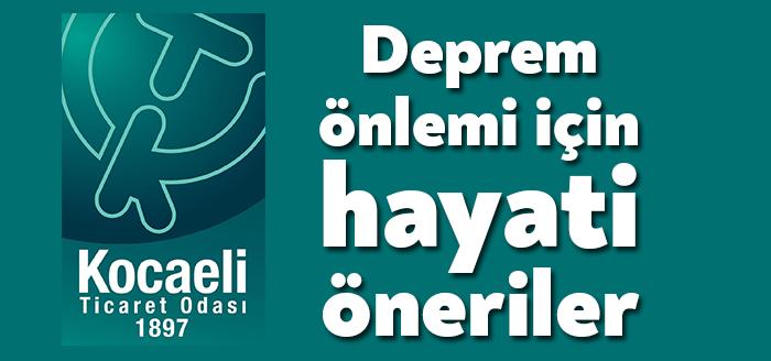 Kocaeli Ticaret Odası yönetim kurulu 17 Ağustos depreminin 22. yıldönümü