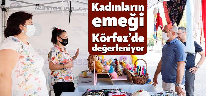 Körfez Belediye Başkanı Şener Söğüt, Tütünçiftlik sahilinde bulunan Kadın El
