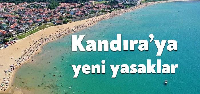 Kocaeli'nin Kandıra ilçesinde hava şartları dolayısıyla ormanlara ve denize girilmesi