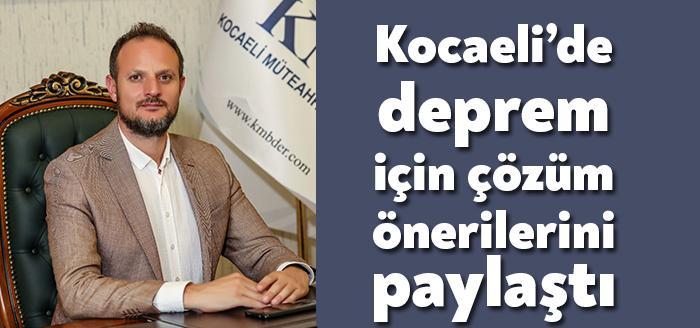Kocaeli Müteahhitler Birliği Başkanı Oğuzhan Keleş, 17 Ağustos 1999 Marmara