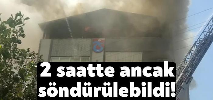 Kocaeli Haber - Kocaeli'de, 4 katlı binanın çatı katında çıkan