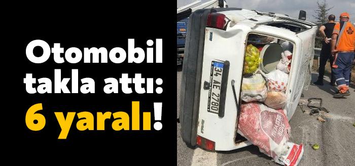 Kocaeli Haber - Kocaeli'nin Gebze ilçesi TEM Otoyolu'nda takla atan