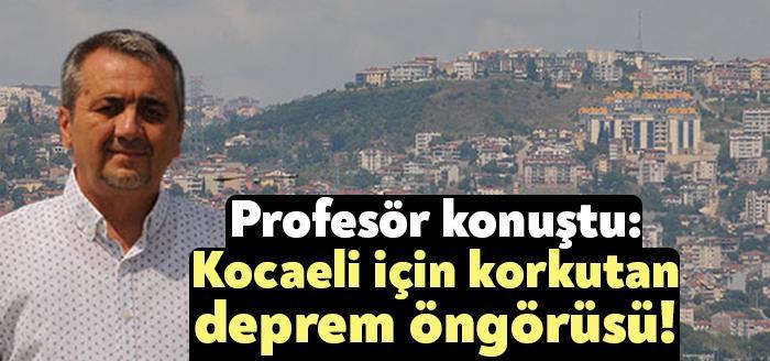 Kocaeli Üniversitesi Jeofizik Bölüm Başkanı Prof. Dr. Bülent Oruç, İstanbul'da olası