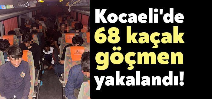 Kocaeli Emniyet Müdürlüğü ekipleri tarafından şüphe üzerine durdurulan bir yolcu