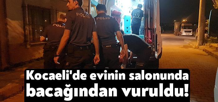 Kocaeliİ'nin Derince ilçesinde Can P. (40), evinin salonunda tartıştığı kişi
