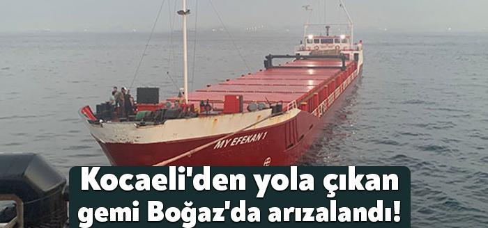 Kocaeli Haber - İstanbul Boğazı'na girerken arızalanan konteyner gemisi, Kıyı