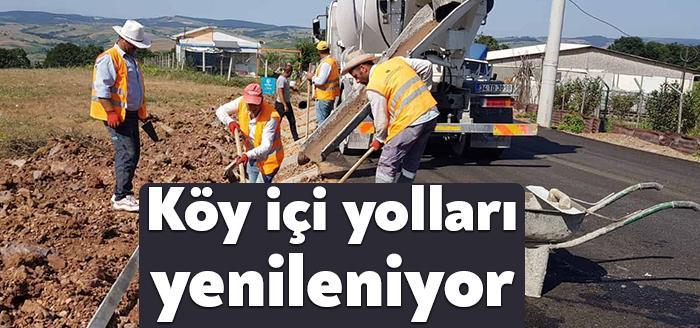 Körfez Himmetli Köyü Köseler Nalbantlar mevki köy içi yolu Büyükşehir