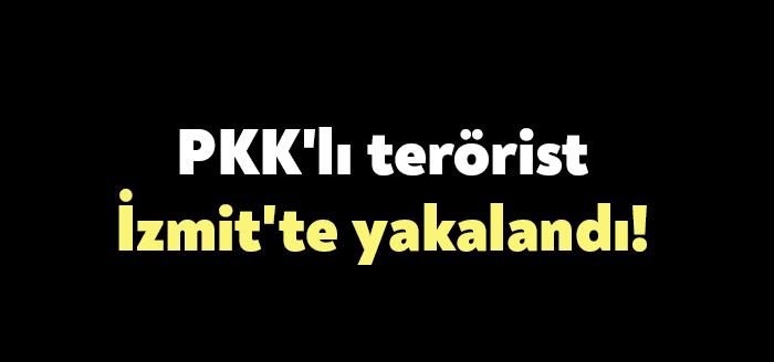 Kocaeli İl Jandarma Komutanlığınca, Terörle Mücadele kapsamında yürütülen çalışmalarda PKK'lı