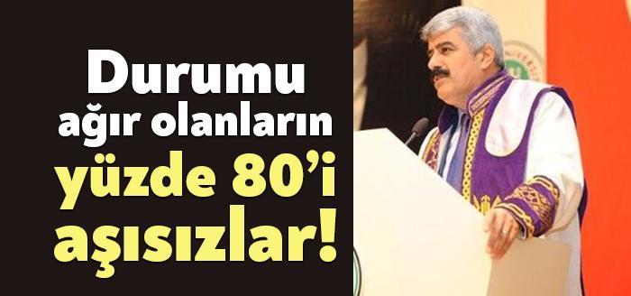 Kocaeli Üniversitesi Rektörü Sadettin Hülagü, KOÜ Eğitim ve Araştırma Hastanesi’nde