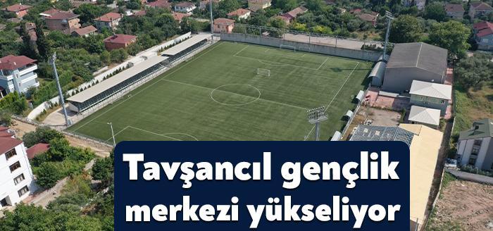 Dilovası Tavşancıl Salih Gün Stadı’nda inşa edilen sporcu kamp merkezi
