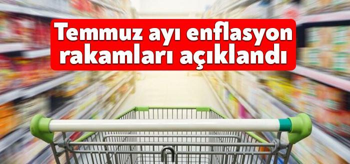 TÜİK, Temmuz ayı enflasyon rakamlarını açıkladı. Haziran'da yüzde 17,53 olan