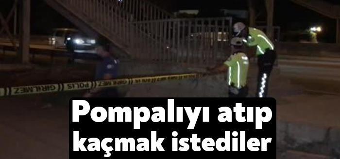Kocaeli İzmit ilçesinde, polisin 'dur' ihtarına uymayan otomobilin içerisindeki 2 kişi, pompalı tüfeği