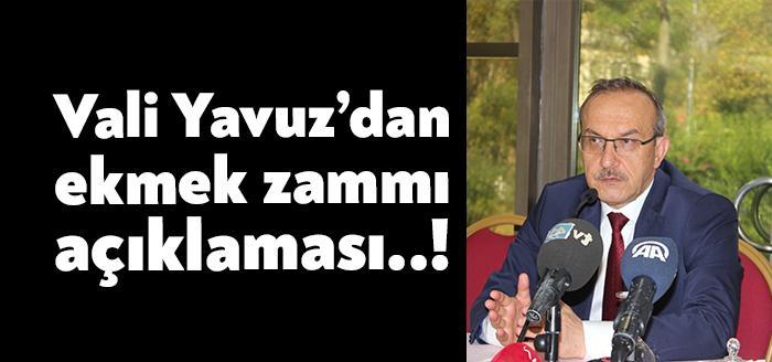 Kocaeli Valisi Seddar Yavuz, Kocaeli Sanayi Odası’nda düzenlenen toplantıda ekmek