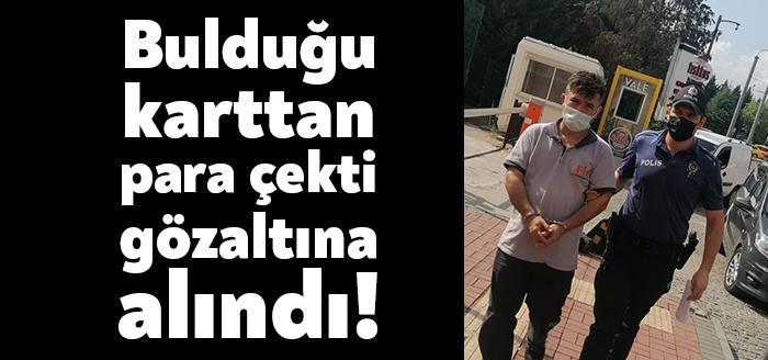İzmit’te bulunan bir AVM’de unutulan kartı gören ve içinden bir