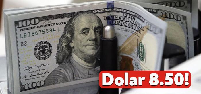 Hafta ortasında 8,29 seviyesinden gelen alımlarla yükselişe geçen dolar/TL bu
