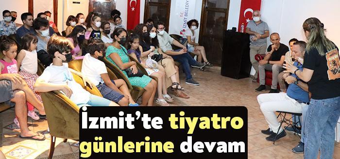 İzmit Belediyesinin vatandaşları tiyatro ile buluşturduğu İzmit Tiyatro Günleri etkinliği,