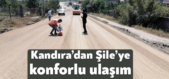 Büyükşehir Belediyesi tarafından Kandıra ilçesinde Şile ve Ağva’ya ulaşımın sağlandığı