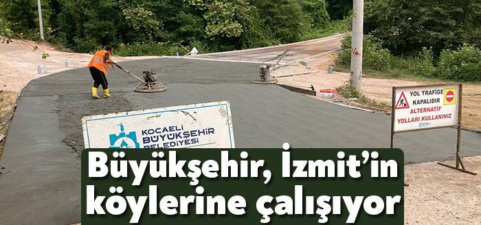 Kocaeli Büyükşehir Belediyesi tarafından İzmit İlçesi Sapakpınar-Gedikli köyleri arasındaki 3