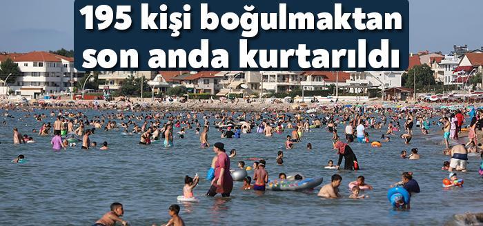 KOSKEM liderliğinde Kocaeli sahillerinde görev yapan Kocaeli Büyükşehir Belediyesi ekipleri