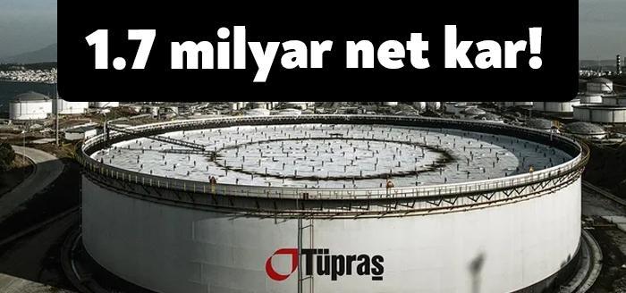 Tüpraş, yılın ikinci çeyreğinde 33,7 milyar TL ciro, 1,7 milyar