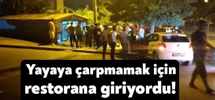 Kocaeli Haber - Kocaeli'nin Gebze ilçesinde yayaya çarpmamak için manevra