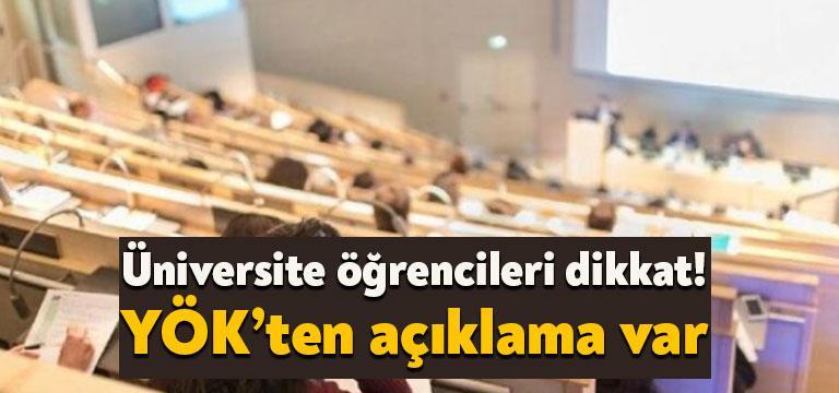 Yüksek Öğretim Kurumu (YÖK) Başkanı, Özver yüz yüze eğitim hakkında
