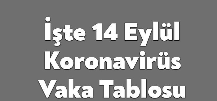 Sağlık Bakanlığı, yeni Koronavirüs tablosunu paylaştı. Bugünkü vaka sayısı,