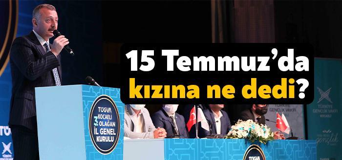 Kocaeli Büyükşehir Belediye Başkanı Tahir Büyükakın, TÜGVA’nın genel kurulunda yaptığı