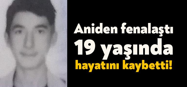 Kocaeli'de evin bahçesinde arkadaşlarıyla sohbet eden genç, aniden fenalaşarak hayatını