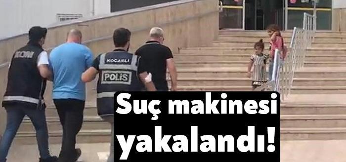 Kocaeli Haber - 30 ayrı suçtan aranmasının olduğu ve ayrıca