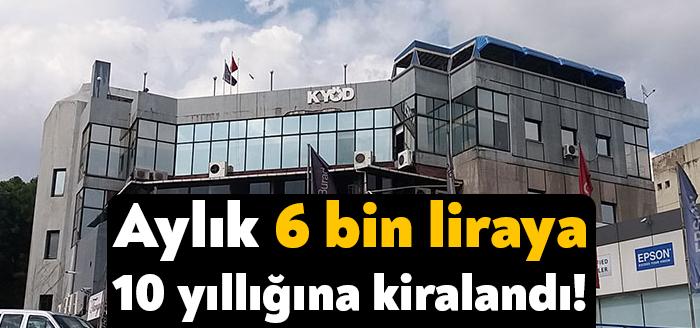 KYÖD sosyal tesis binası için bugün gerçekleştirilen ihaleye sadece KYÖD