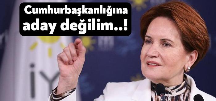 İYİ Parti Genel Başkanı Meral Akşener, katıldığı canlı yayında Cumhurbaşkanı
