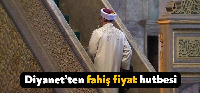 Çarşı pazarda pahalılık her geçen gün daha da artarken, Diyanet