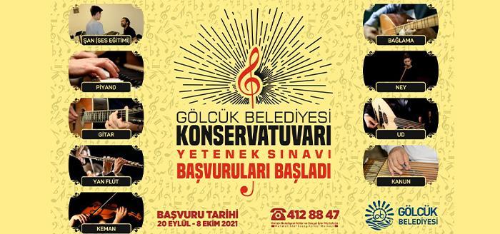 Gölcük Konservatuvarı kapılarını açıyor. Gölcük Belediye Konservatuvarı, 2021-2022 eğitim ve