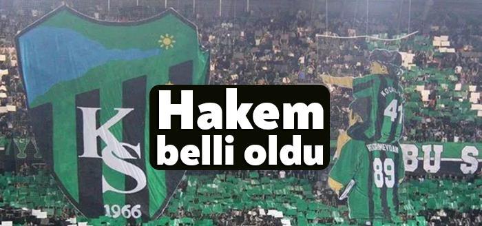 Kocaelispor ile Tuzlaspor arasında oynanacak sezonun 7. hafta maçının hakemi