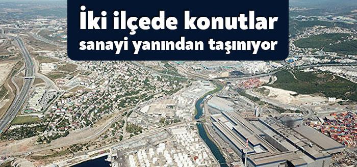 Kocaeli'nin Körfez ve Dilovası ilçelerindeki sanayi tesislerinin yanındaki konutlar, kentsel