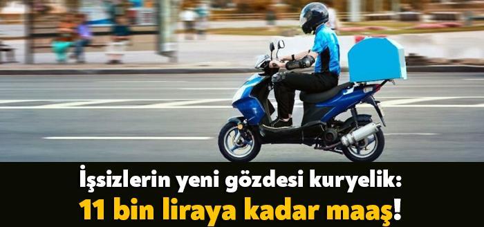 Son bir buçuk yıldır moto kuryelik mesleğine ilgi oldukça arttı.