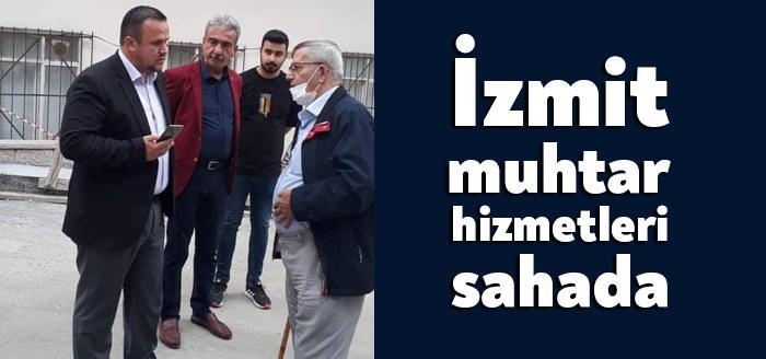 Meclis Üyesi Mehmet Baştürk koordinatörlüğündeki İzmit Belediyesi Muhtar Hizmet Masası,